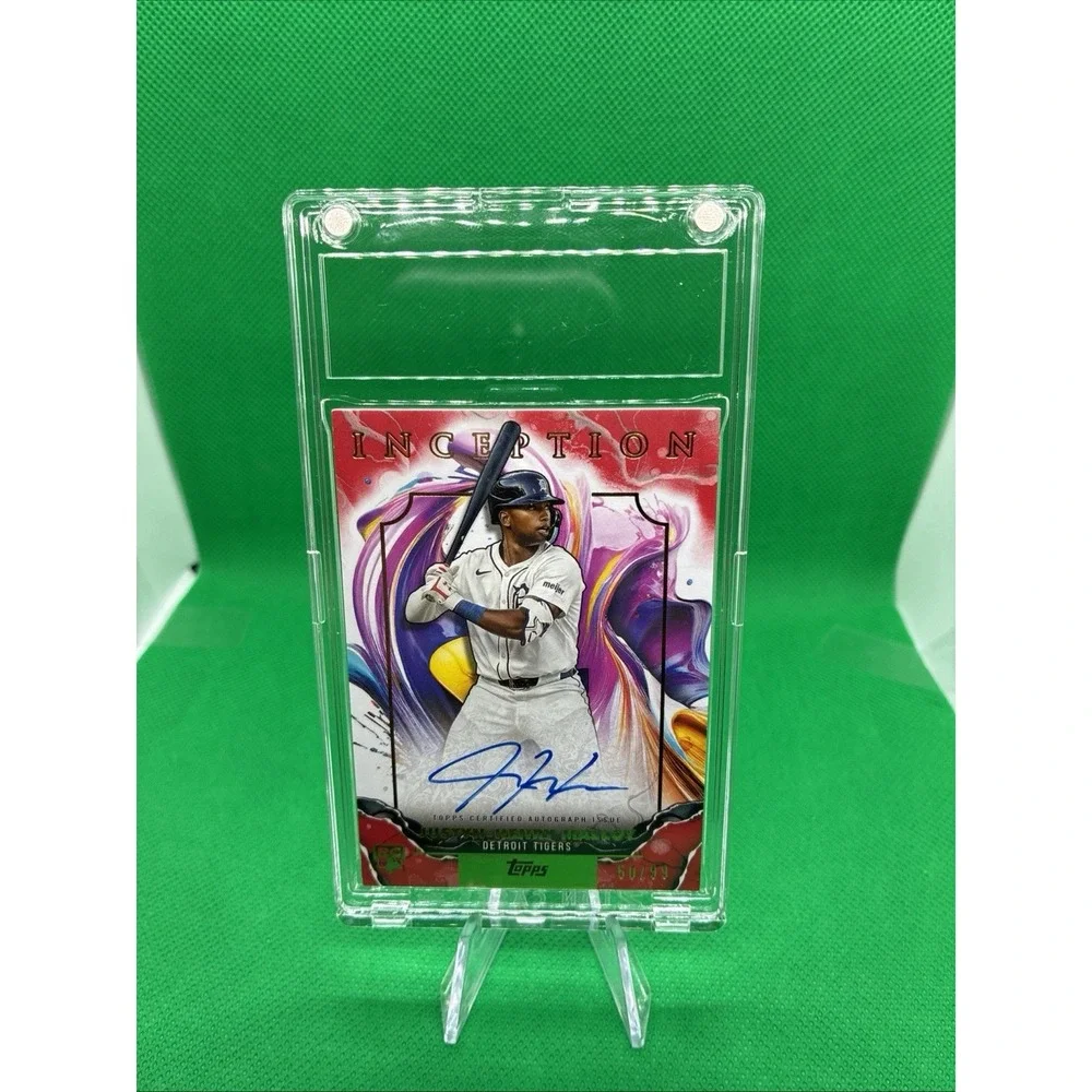 JUSTYN-HENRY MALLOY 2025 TOPPS INCEPTION ROOKIE RED RC AUTO /99 Detroit Tigers